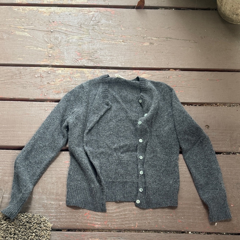 J. Crew Charcoal Women's Cardigan Sweater